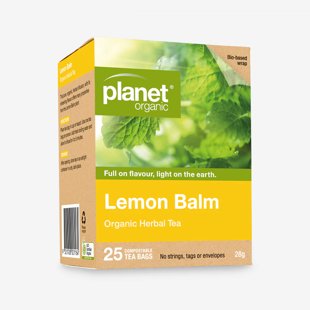 PLANET ORGANIC LEMON BALM HERBAL TEA