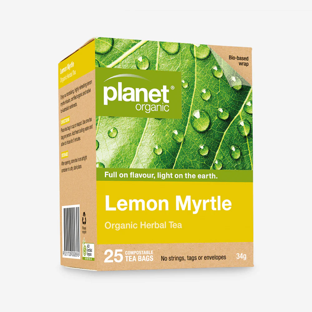 PLANET ORGANIC LEMON MYRTLE HERBAL TEA