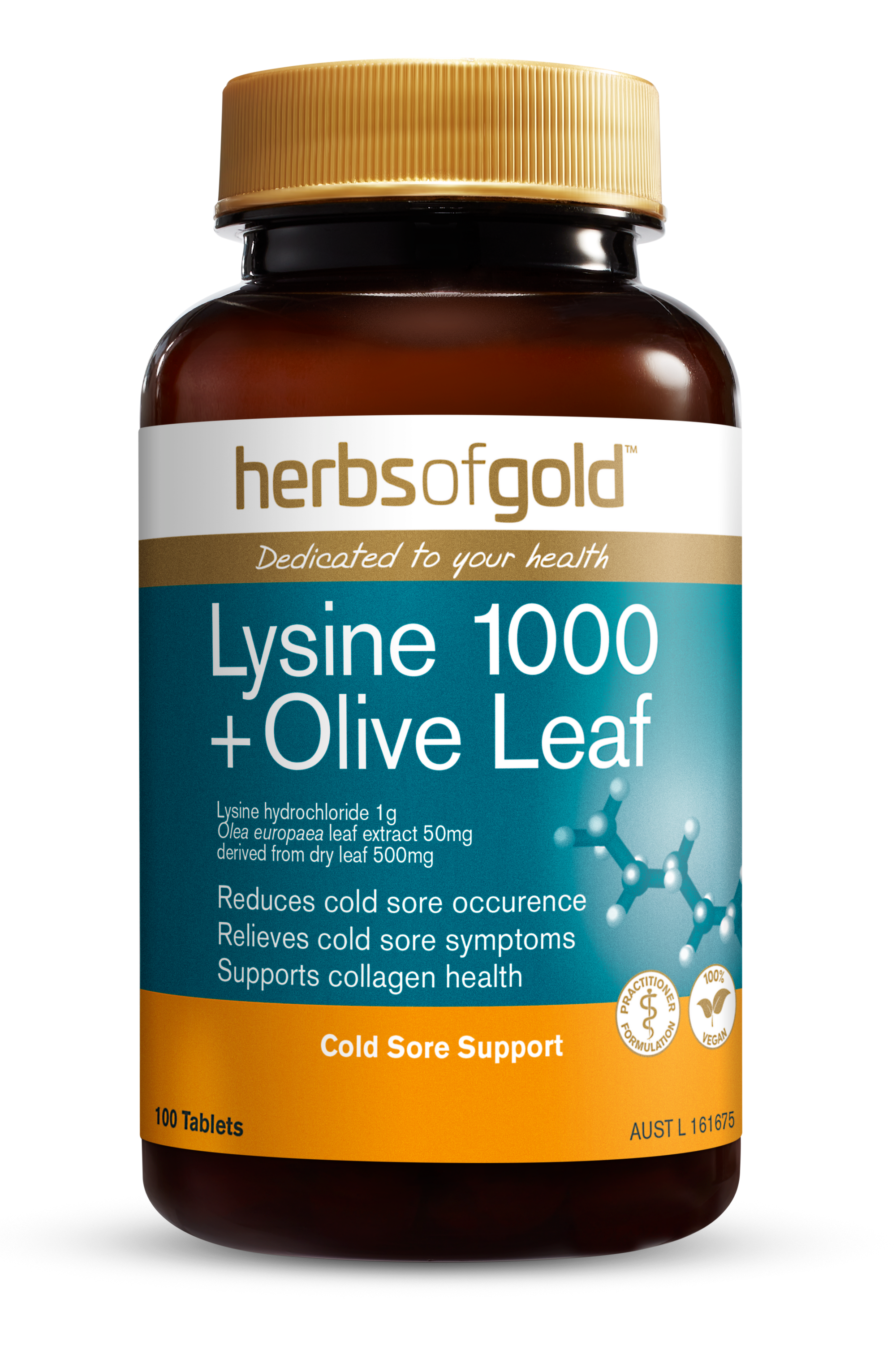 HG LYSINE 1000 PLUS OLIVE LEAF