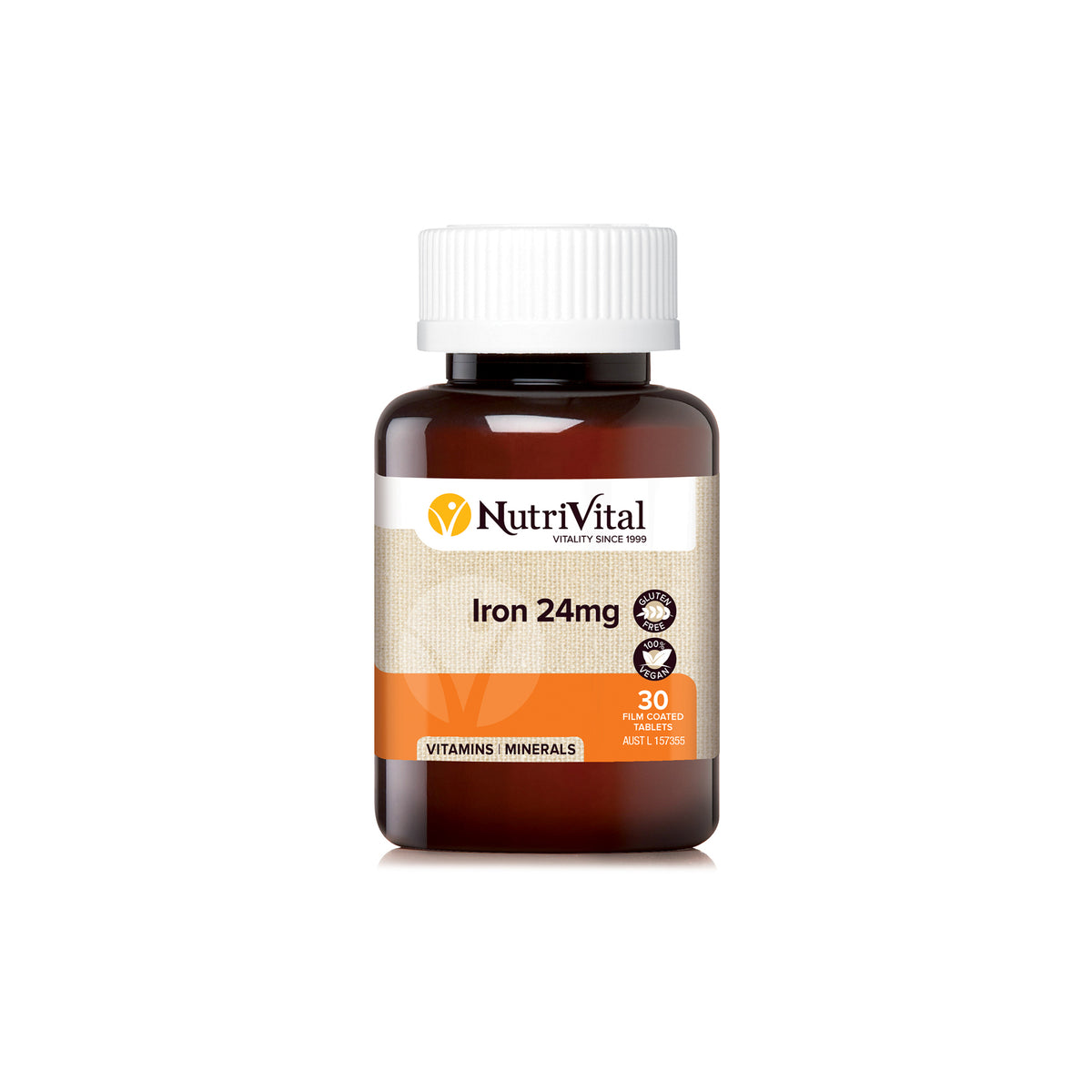 NUTRIVITAL IRON 24MG