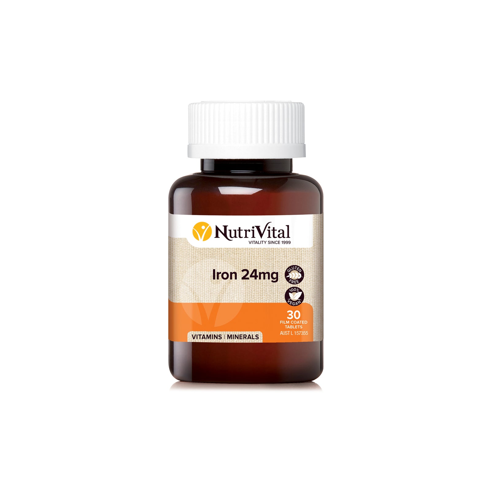 NUTRIVITAL IRON 24MG