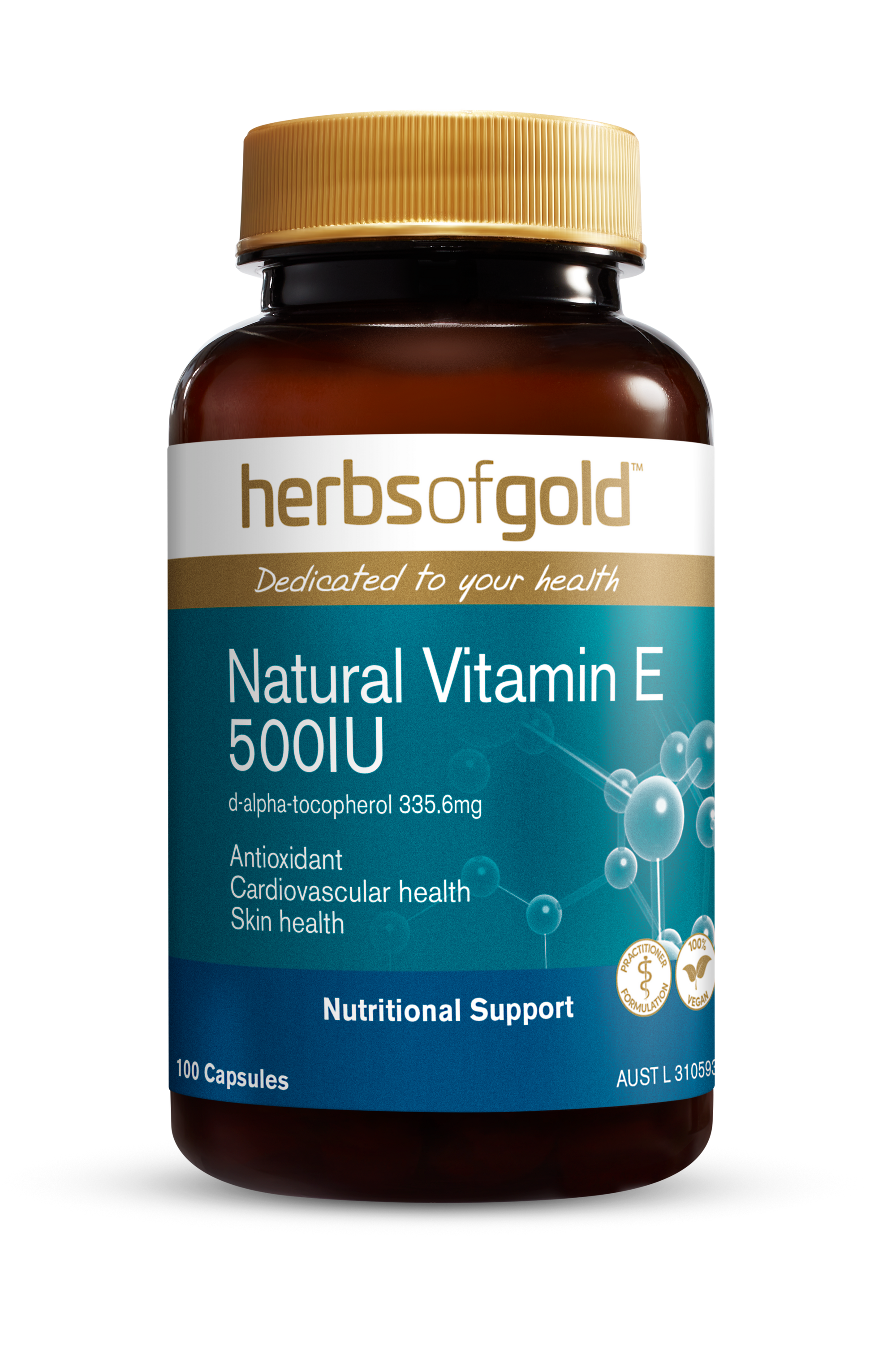 HG NATURAL VITAMIN E 500IU