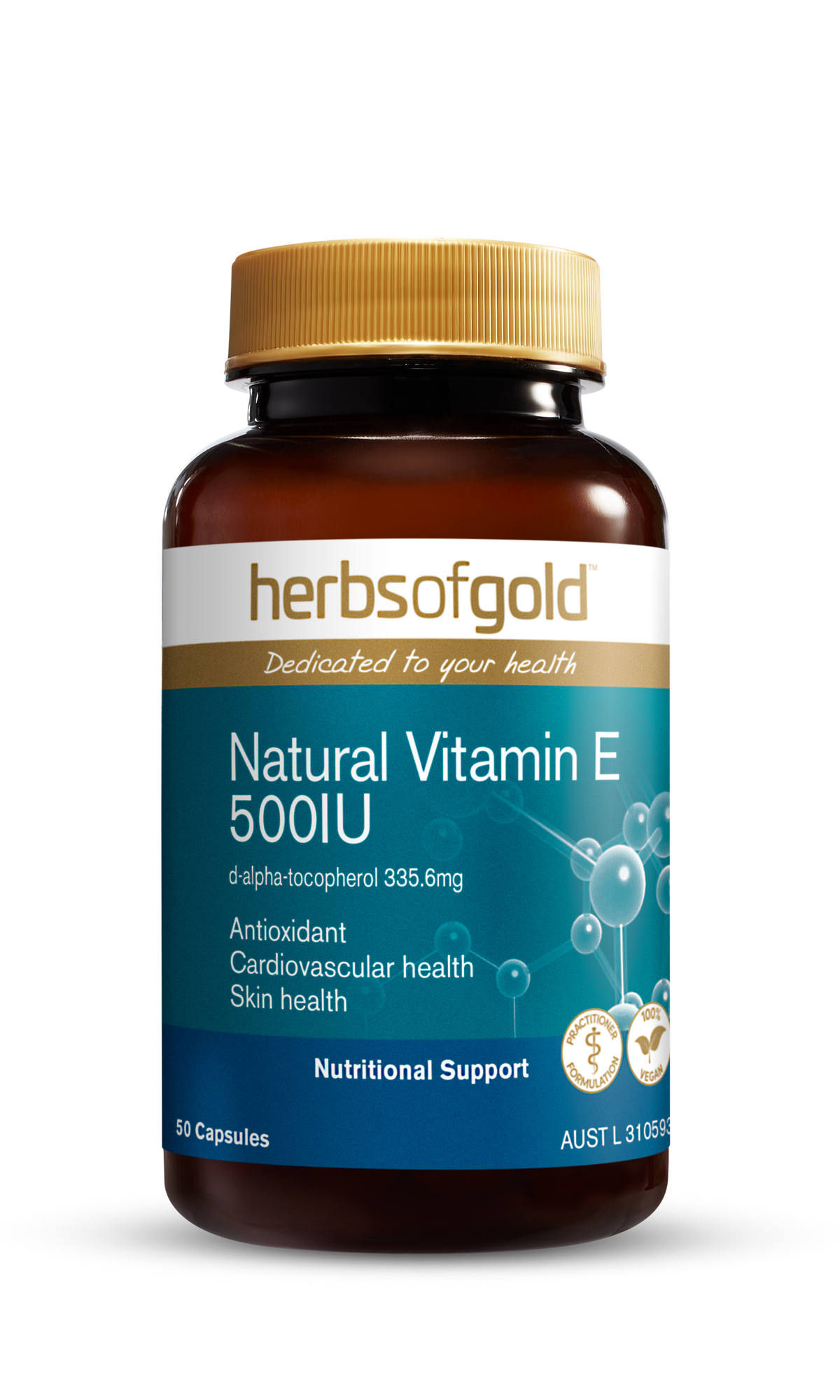 HG NATURAL VITAMIN E 500IU