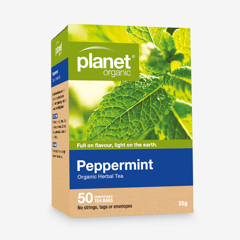 PLANET ORGANIC PEPPERMINT HERBAL TEA