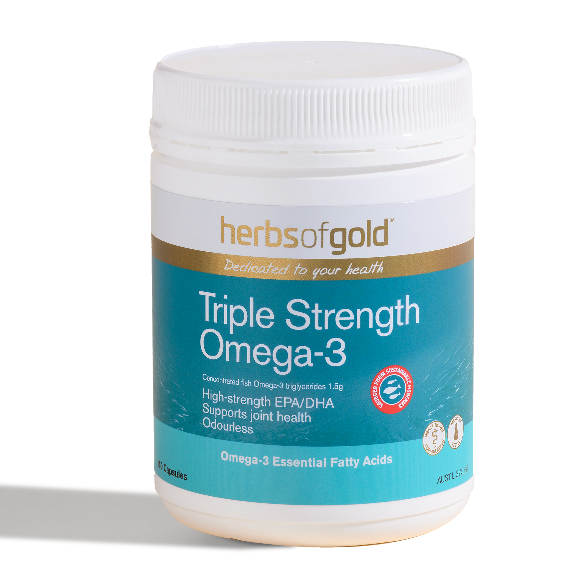 HERBS OF GOLD TRIPLE STRENGTH OMEGA 3