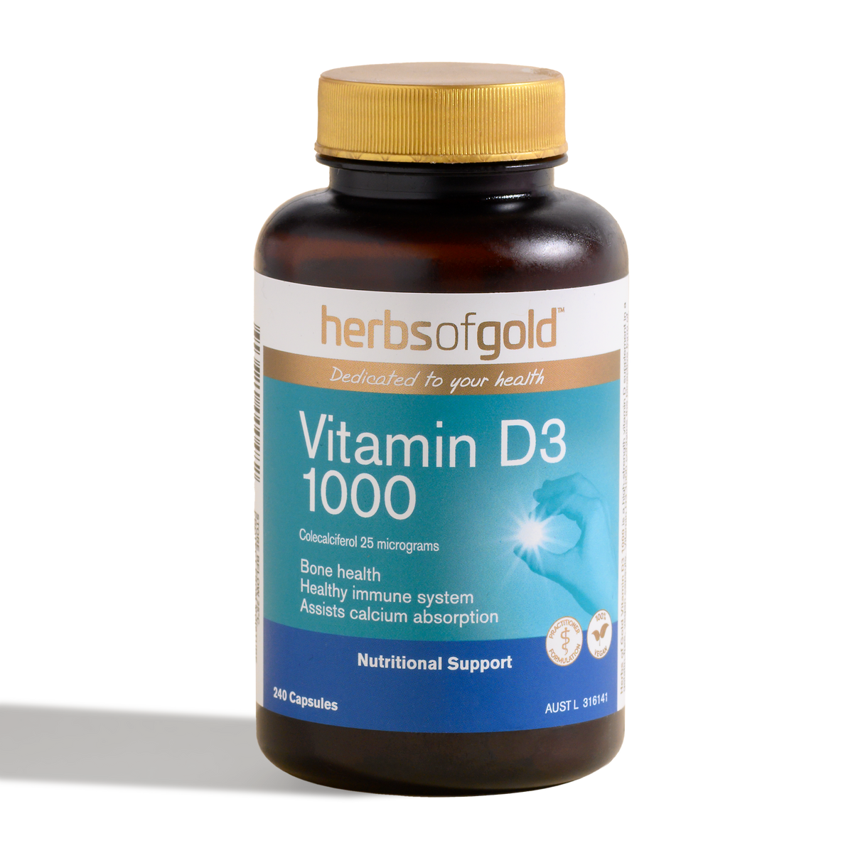 HG VEGAN VIT D3 1000IU