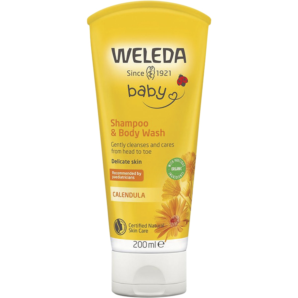 WELEDA BABY CALENDULA SHAMPOO AND BODY WASH