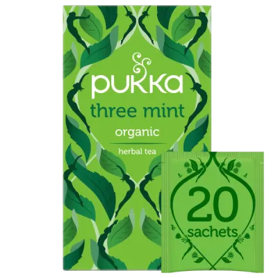 PUKKA THREE MINT TEA BAGS